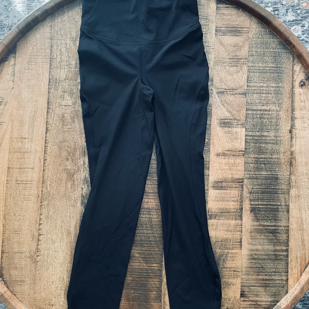 Lululemon Ribbed Black Leggings